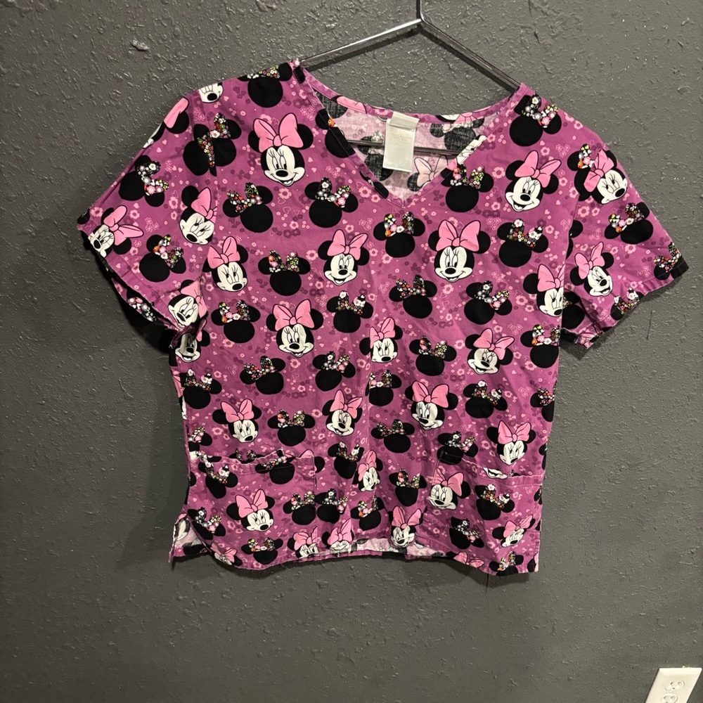 Disney Minnie Mouse Scrub Top